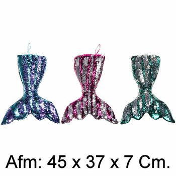 Almofada Cauda de Sereia em Peluche XL - 45 cm - Cores Mix (4 un.)