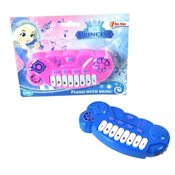 PIANO PRINCESA DO GELO COM SOM EM CARTÃO (12 un.)