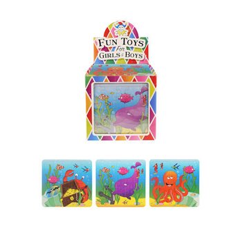 PUZZLE – SEA LIFE, 13 x 12 cm, EM EXPOSITOR (108 un.)