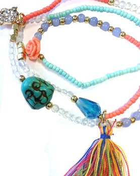 Pulseira Elástica de 3 Voltas Buda (1 un.)