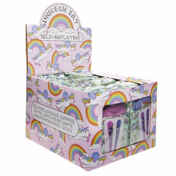 Clava Insufl&aacute;vel Unic&oacute;rnio - 49x13 cm - Display (48 unid)