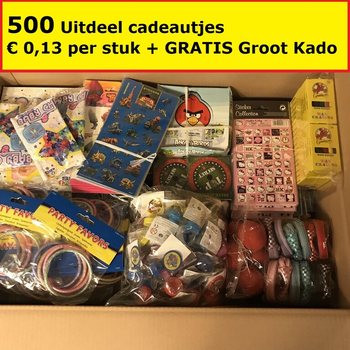 MEGA MIX DE BRINDES PARA FESTAS 500 UNID. + PRENDA GRÁTIS