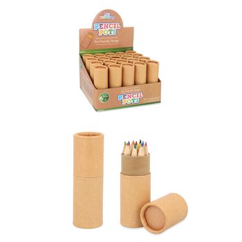 12x L&aacute;pis de Cor em Tubo: Modelo: Eco Friendly - Em Display (20 un.)