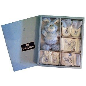 Conjunto de Oferta de Nascimento de 5 Peças BABY BOW - Menino