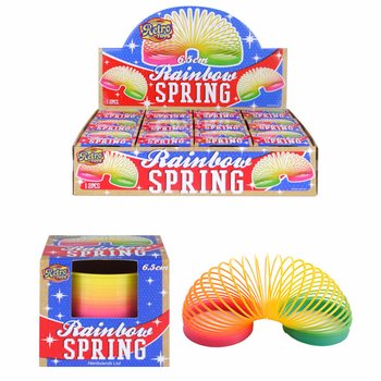 RETRO TOYS - MOLA ARCO-ÍRIS Ø 6,5 CM EM EXPOSITOR (12 un.)