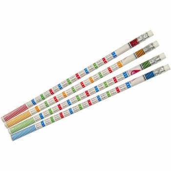 Lápis de Cálculo com Tabuadas - Multiplicação (12 unidades)
