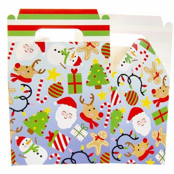 Caixas de Menu e Guloseimas de Natal (12 un.)