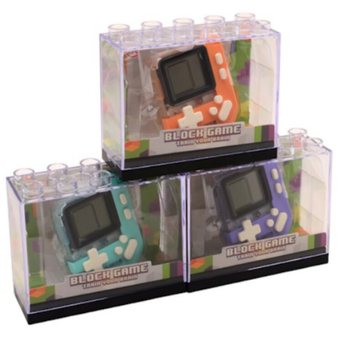 CONSOLA DE JOGOS DE BLOCOS - CORES MISTAS - EM EXPOSITOR (12 un.)