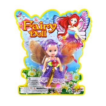 Fadas de Brinquedo em Cart&atilde;o (12 un.)