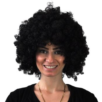 Peruca Afro Preta (5 un.) - Revenda Artigos de Festa