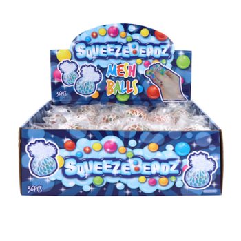 Bolas de Malha SQUEEZY BEADZ em Display (36 un.)