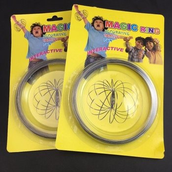 Anéis Mágicos / Flow Rings - Anel Mágico Cinético 3D - MULTI COLOR | NO CARTÃO (12 unid.)