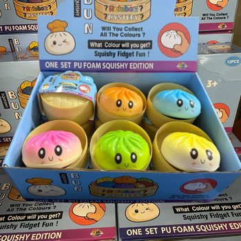 RAGE - Squishy Bun Dumplings GRANDES - ONE SET PU FOAM SQUISHY EDITION (12 un.)