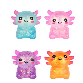 AXOLOTL SQUEEZE SQUISHY - GEL E A&Ccedil;&Uacute;CAR - DISPLAY (12 un.)