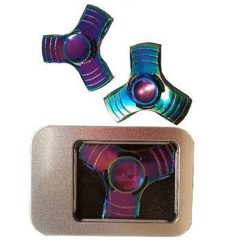 FIDGET SPINNER METÁLICO EM CAIXA DE PRESENTE (10 un.)