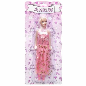 Boneca Amelie em Cartela - Cores Sortidas (12 un.)