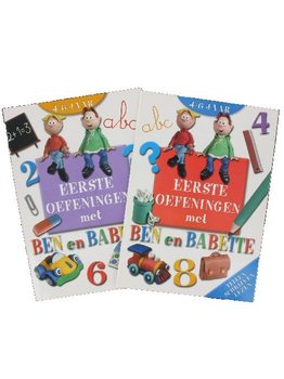 Cadernos de exerc&iacute;cios Ben e Babette (12 un.)