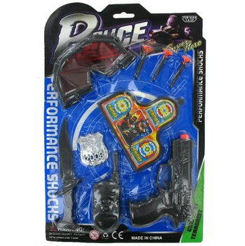 SET DE POLÍCIA POLICE FORCE EXTRA EM CARTÃO (5 pcs)