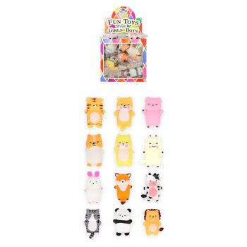 SQUISHY MIX ANIMAIS PARA T&Ocirc;MBOLA - EM DISPLAY - (96 ud.)