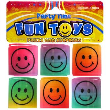 6 UNIDADES MINI MOLAS SMILEY Ø3.5 CM EM SACO (6 SACOS)