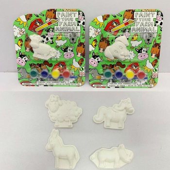 Pinta o teu próprio animal de quinta (12 unidades)