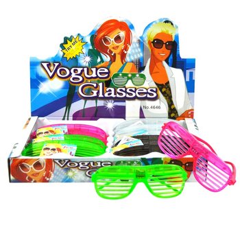 ÓCULOS SHUTTER SHADES COM ILUMINAÇÃO (12 unid.)