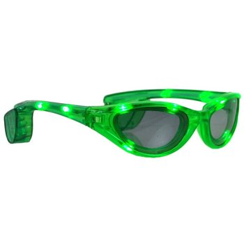 ÓCULOS DE SOL LED - COR: VERDE (12 un.)