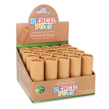 12x L&aacute;pis de Cor em Tubo: Modelo: Eco Friendly - Em Display (20 un.)