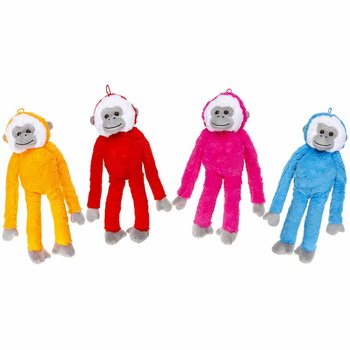 Macaco de Peluche Grande, 43 cm - Mix de Cores (12 un.)