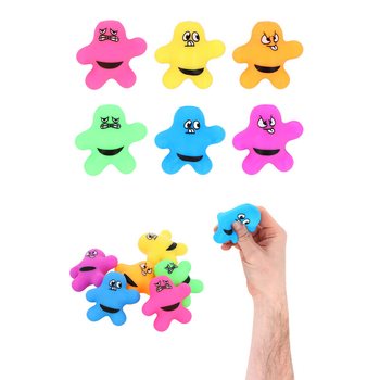 SQUEEZY SPLAT MAN - CORES SORTIDAS - EM DISPLAY (24 ud.)