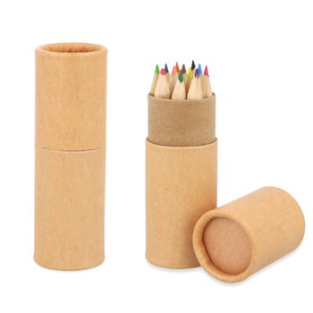 12x Lápis de Cor em Tubo: Modelo: Eco Friendly - Em Display (20 un.)