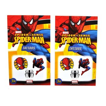 Tatuagens Marvel de 3 Peças - Modelo: Spider-Man (50 un.)