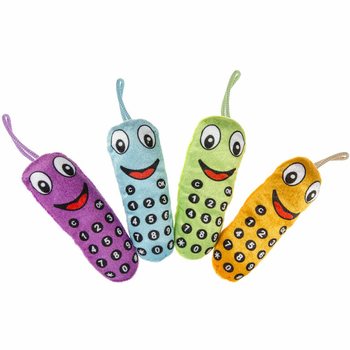TELEMÓVEL DE PELUCHE DIVERTIDO (24 unid.)