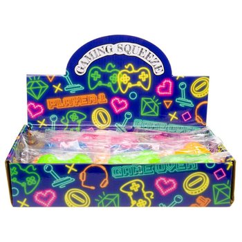 GAMEPAD SQUEEZE - CORES NEON MISTAS - EM EXPOSITOR (12 un.)