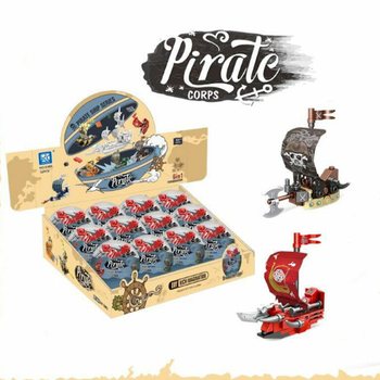 Blocos de Construção Navio Pirata em Bola Surpresa - Display (12 unid.)