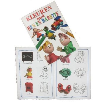 Livro de colorir «Colorir com Ben e Babette» (18 un.)