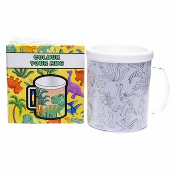 Conjunto de 2 Copos de Dinossauro para Colorir