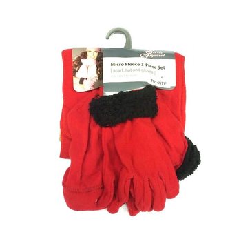 Conjunto de micropolar 3 peças Vermelho