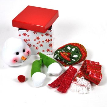 CRIA A TUA PRÓPRIA CAIXA DE NATAL - MODELO: BONECO DE NEVE