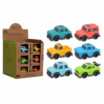 JOUECO - CARROS EM BIO-PL&Aacute;STICO EM EXPOSITOR (18 unidades)