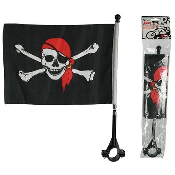 BANDEIRA PIRATA PARA BICICLETA 22 X 16 CM (24 unid.)