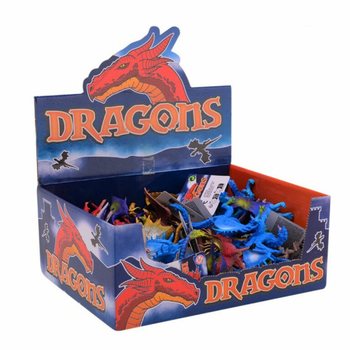 Mix de Figuras de Drag&otilde;es de Brinquedo em Display (36 un.)