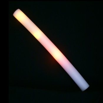 Bastão de Espuma LED Monocromático - Stick de Festa - Laranja (24 un.)
