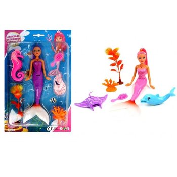 Boneca Sereia Grande em Cartão, 25 cm (2 unid.)