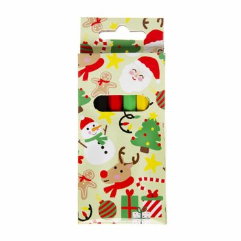 Conjunto de 6 Lápis de Cor de Natal (24 unidades)