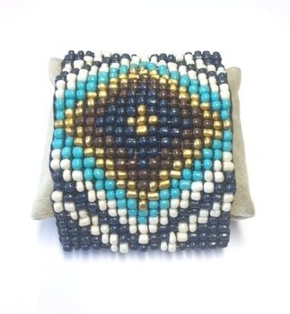 Pulseira Azteca Azul (1 un.)