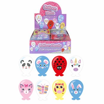 CABEÇAS DE BALÃO – MODELO: ANIMAIS MENINAS (240 unid.)