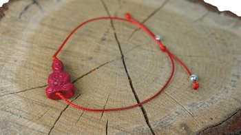 Pulseira Buda Vermelha (1 un.)