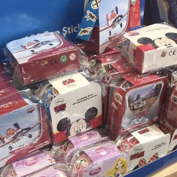 AUTÓCOLANTES DISNEY MIX EM DISPENSADOR (48 un.)