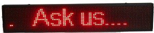 Painel LED Mensagens Rotativas Carro 12V - Publicidade B2B